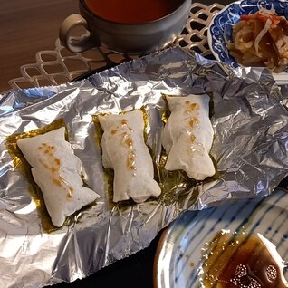 超簡単！しゃぶしゃぶ用のお餅で海苔焼き